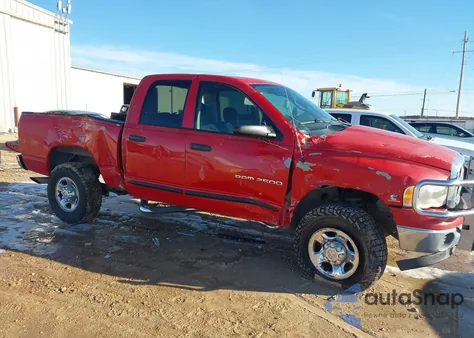 2003 Dodge Ram 2500 Slt/Laramie/St z USA, uszkodzony, nr VIN 3D7KU28C23G856302